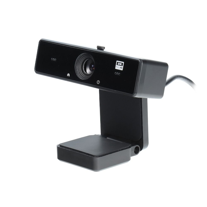 Webkamera ECM-CDV126D, USB 2.0, 2K, 2560*1440/25fps, fekete