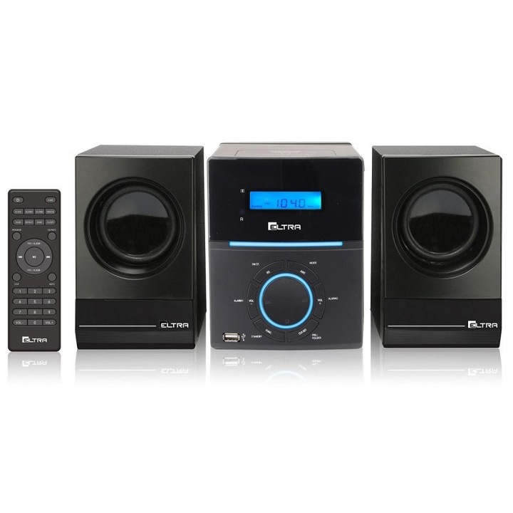 Аудио система Eltra, BT/CD/USB, Черна