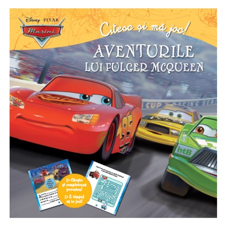 Disney Citesc Si Ma Joc Masini Aventurile Lui Fulger Mcqueen Emag Ro