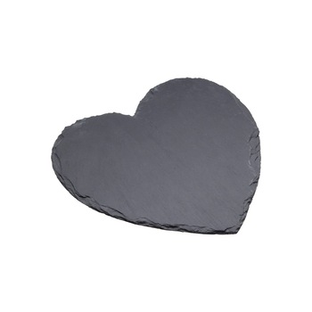 Platou servire aperitive, inima, 25 cm, ardezie - Kitchen Craft Platou servire aperitive, inima, 25 cm, ardezie - Kitchen Craft