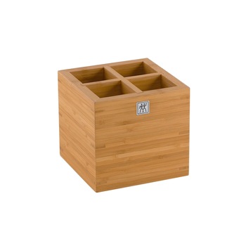 Suport compartimentat ustensile bucatarie, bambus - Zwilling Suport compartimentat ustensile bucatarie, bambus - Zwilling