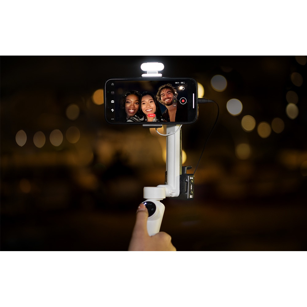 Стабилизатор Insta360 Flow Creator Kit, AI проследяване, рефлектор, 3 ...