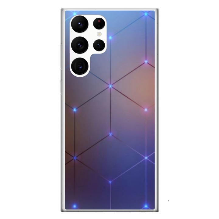 Husa personalizata HQPrint pentru Samsung Galaxy S24 Ultra, model Square, multicolor, S1D1M0315