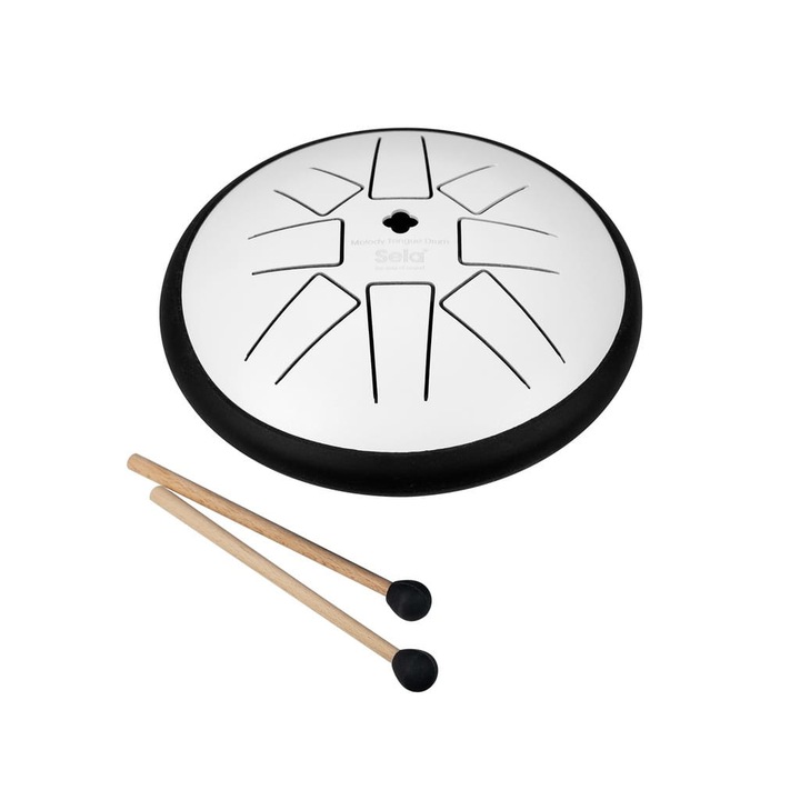 Toba percutie, Sela, SE363, Melody Tongue, 6", Alb