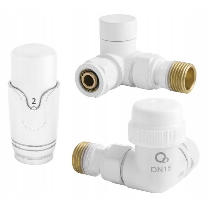 Axiális szelepkészlet, Diamond, réz, fehér