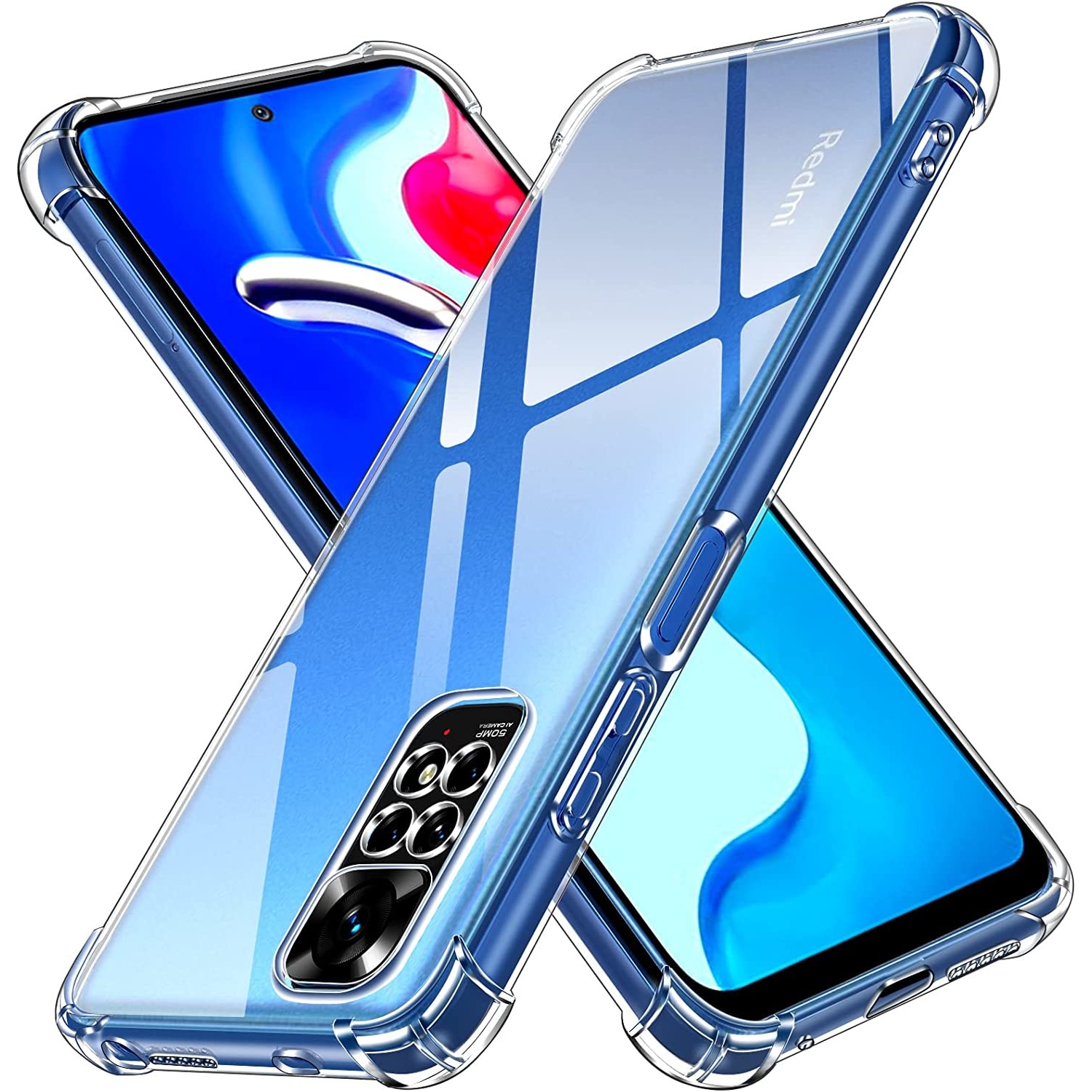 Husa pentru telefon, Termoplastic, Compatibil cu Xiaomi Redmi Note 11 4G/Xiaomi Redmi Note 11S 4G, Transparent