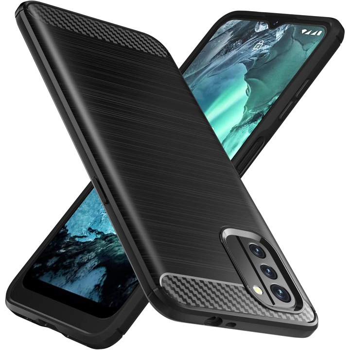 Защитен калъф за телефон, Термопластик, Nokia G11/G21, Черен