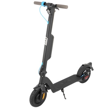 Trotineta electrica pliabila Riley RS1 Black, Autonomie max.25 Km, Viteza max.25 Km/h, Putere motor 350W,Roti 10 Inch, Riley APP iOS and Android