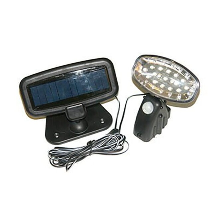 Соларна градинска лампа, Jumi, със сензор за движение, 15 LED, 0.5 W, 18x9.8x13 см