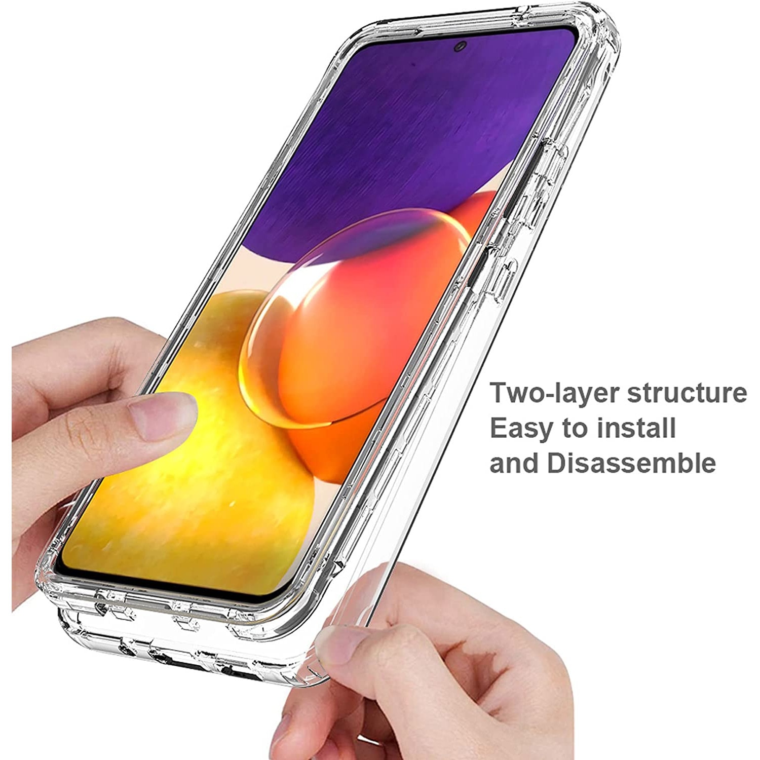 Husa Samsung A52s 5G, 360 de grade, Silicon TPU, Transparent