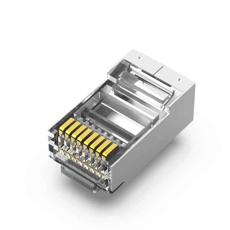 Set 10 mufe RJ45 metalice, ecranate - eMAG.ro