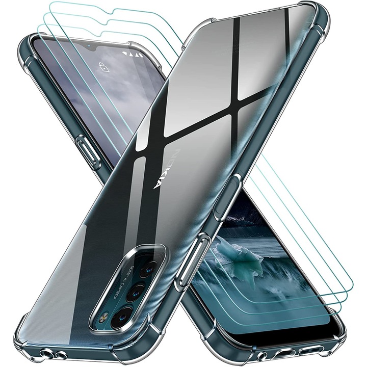 Husa telefon, TPU, Compatibil cu Nokia G21/Nokia G11, Transparent