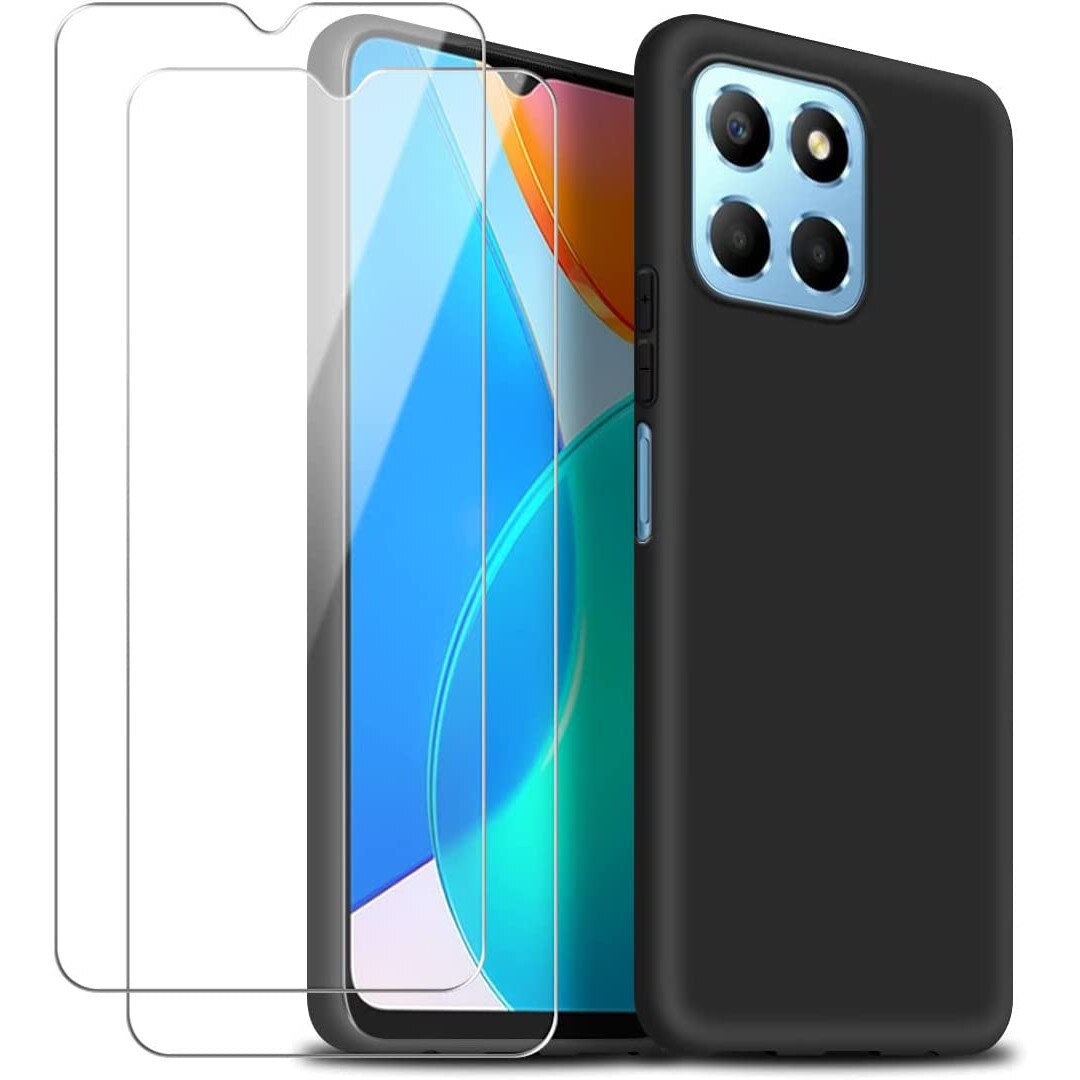 Protezione Display Smartphone Vetro Temperato Foryo Per HONOR X6 - 3 Pezzi Pellicola Protettiva 9H Anti Graffi Vetro Trasparente Anti Impronte - Foto 9