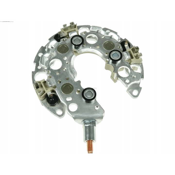 Egyenirányító, generátor, AS-PL, Kompatibilis Toyota Avensis 2.0 D-4D, ezüst/fekete