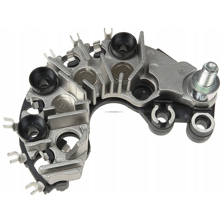 Egyenirányító, generátor, AS-PL, Nissan Kubistar/Micra/Renault Clio kompatibilis, ezüst/fekete