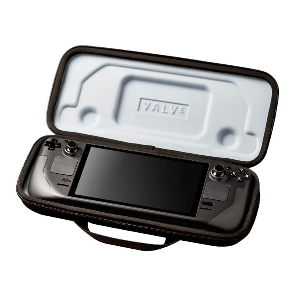 Steam Deck 512GB NVMe, Valve, cu husa de transport, negru