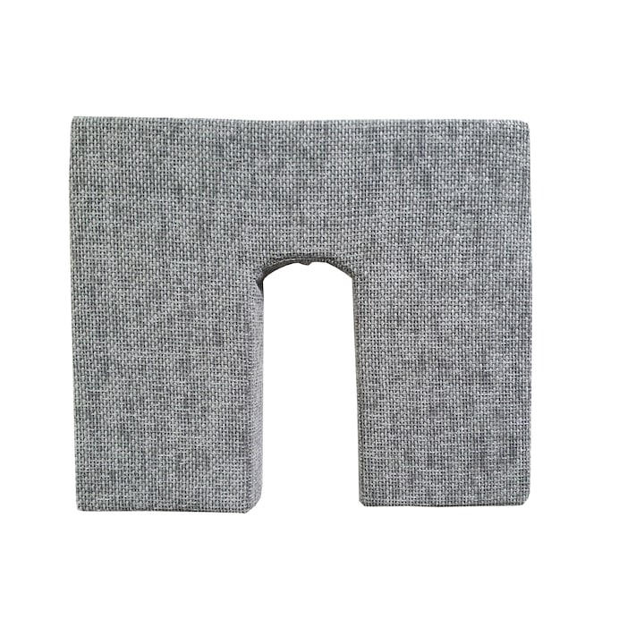 Perna VIRILPERN pentru protectie prostata, sub 110 kg, 50 mm grosime, scaun birou si acasa, culoare gri, bumbac/acril, inregistrata la OSIM ca model si desen