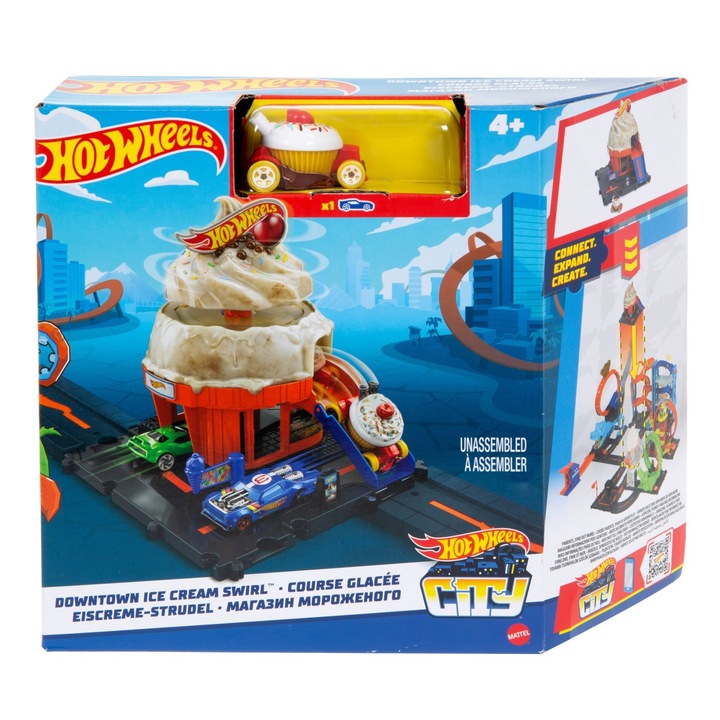 Игрален комплект Hot Wheels City - Gelateria