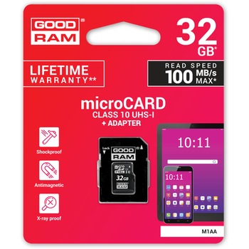Micro SDHC UHS-I 32GB Class 10 UHS-I + Adaptor Micro SDHC UHS-I 32GB Class 10 UHS-I + Adaptor