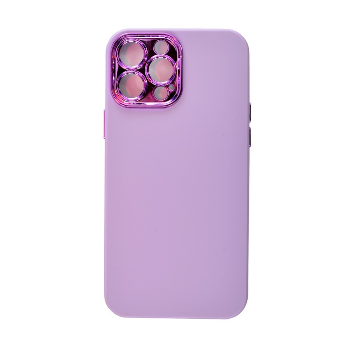 Husa de protectie telefon compatibila iPhone 13 Pro Max, TPU, Lila