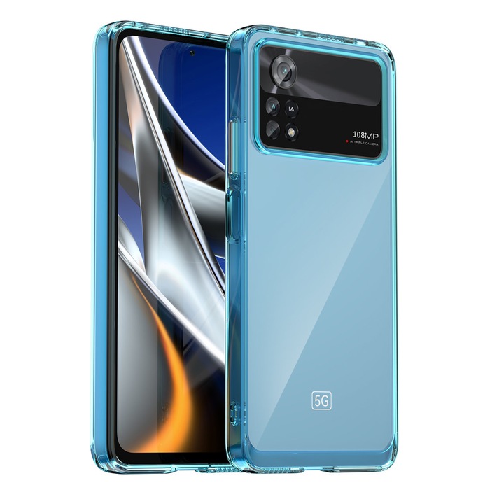 Калъф fixGuard Ultra Hybrid за Xiaomi Poco X4 Pro 5G, Blue