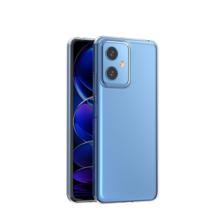 Ultra Clear tok kompatibilis Xiaomi Redmi Note 12 / Poco X5 5G, TPU, 0,5 mm, átlátszó