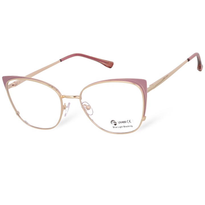 Дамски очила за компютър, Born86, Метал/Пластмаса, 4078-4, 140 mm, Бежови