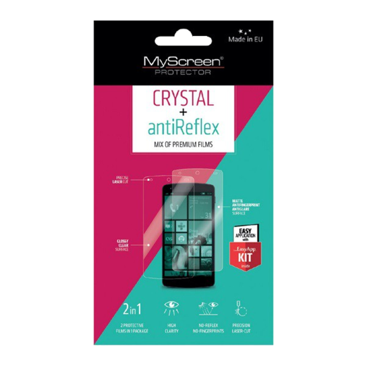 MYSCREEN CRYSTAL/ANTIREFLEX képernyővédő fólia (2 féle típus) ÁTLÁTSZÓ / TÜKRÖZŐDÉSMENTES [Samsung Galaxy A41 (SM-A415F)]
