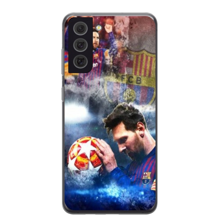 Husa personalizata pentru Samsung Galaxy S21 FE, model Messi #1, S1D1M0122, TSS