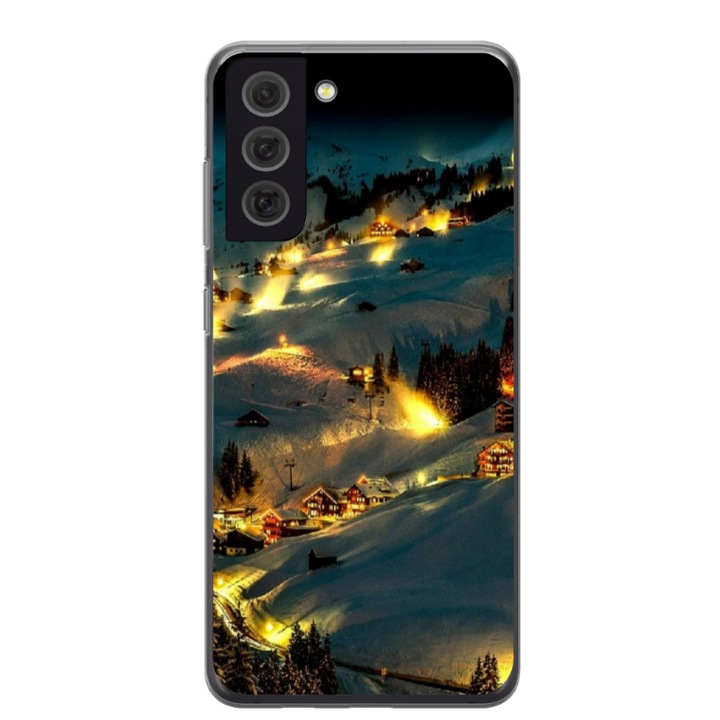 Husa personalizata pentru Samsung Galaxy S21 FE, model Nice View #6, S1D1M0128, TSS