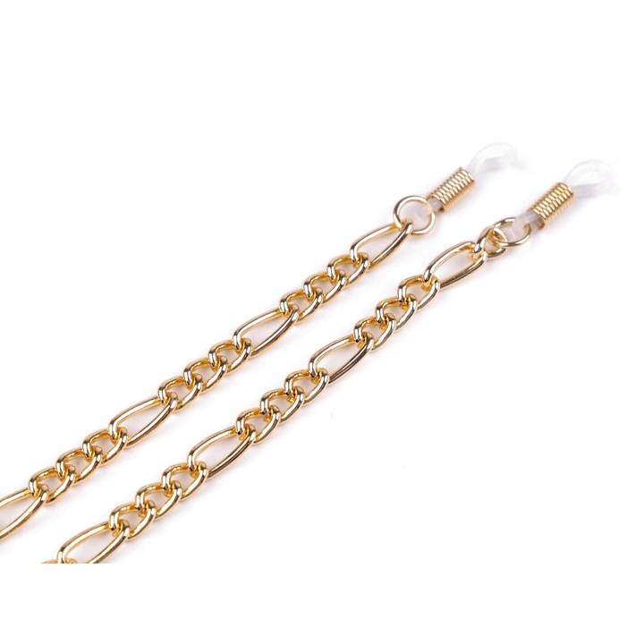 Lant metalic decorativ pentru ochelari Kyrra, lungime 69 cm, Auriu