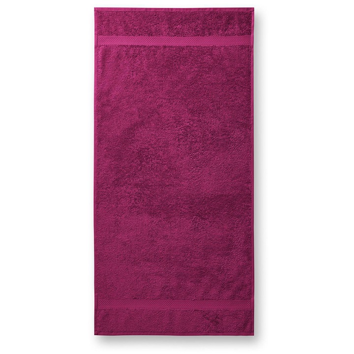 Prosop bumbac, Terry, 450 g/m², fucsia, 50x100 cm