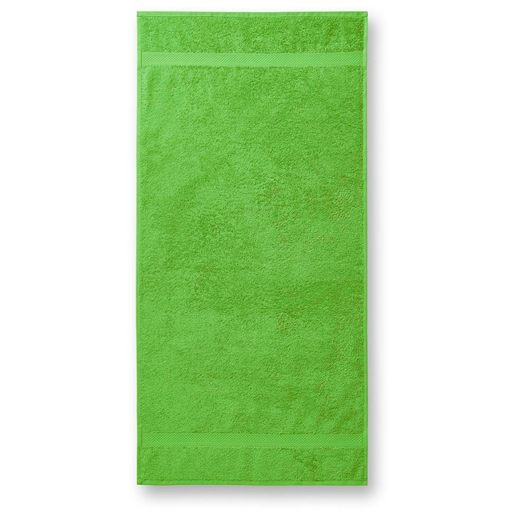 Prosop bumbac, Terry, 450 g/m², verde mar, 50x100 cm