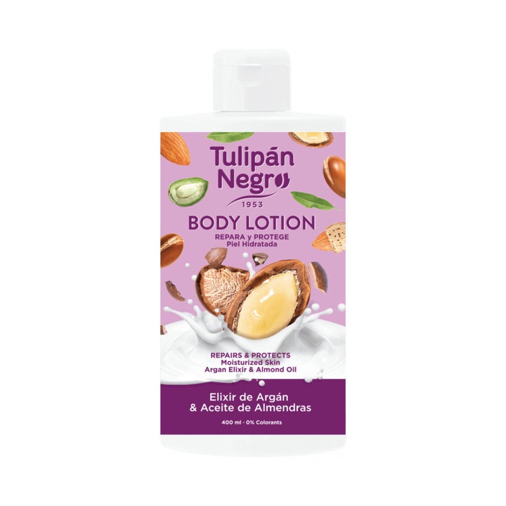 Tulipan Negro argán és mandulaolajos testápoló 400 ml