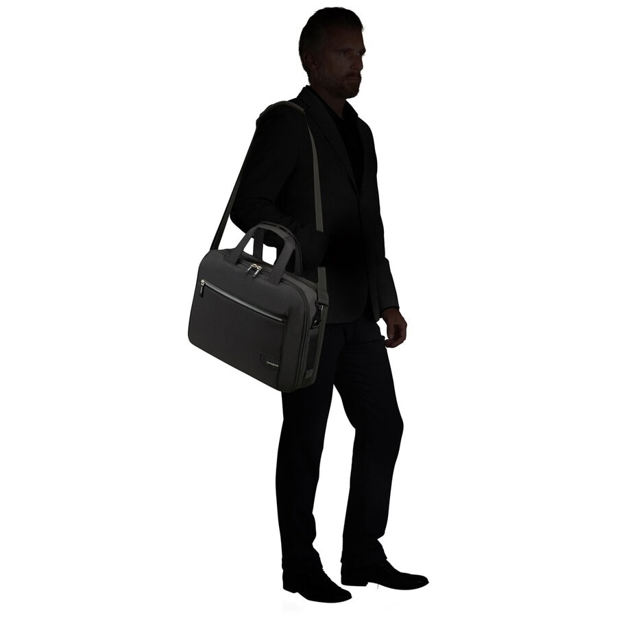 Geanta pentru laptop, Samsonite, 15.6", Negru