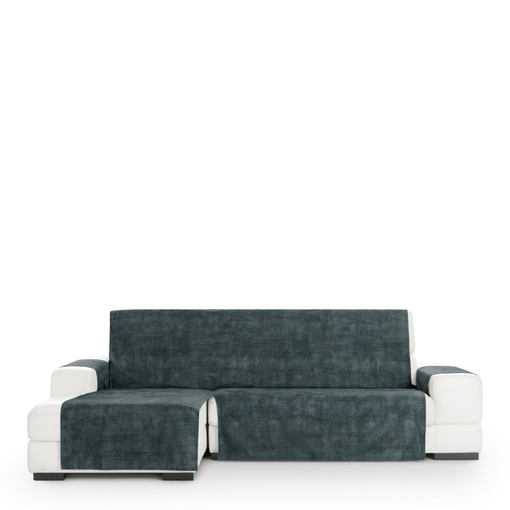 Husa catifea coltar stanga, Extra, practica, 300-350 cm, Eysa, Turin C16 Antracit