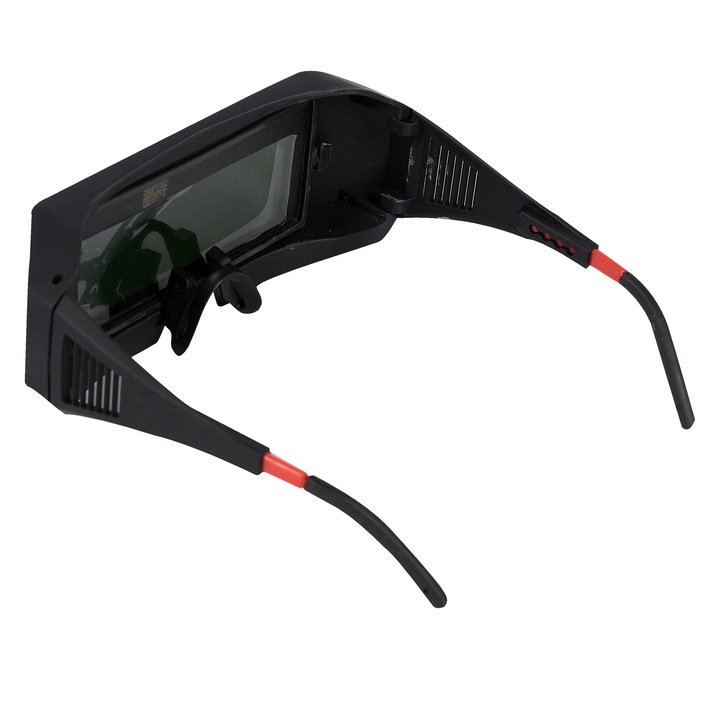 Automata hegesztő szemüveg LCD kijelzővel, DN-16, Li-Ion akkumulátorral