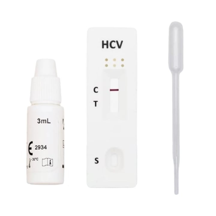 Комплект 40 броя бърз кръвен тест за хепатит C (HCV)