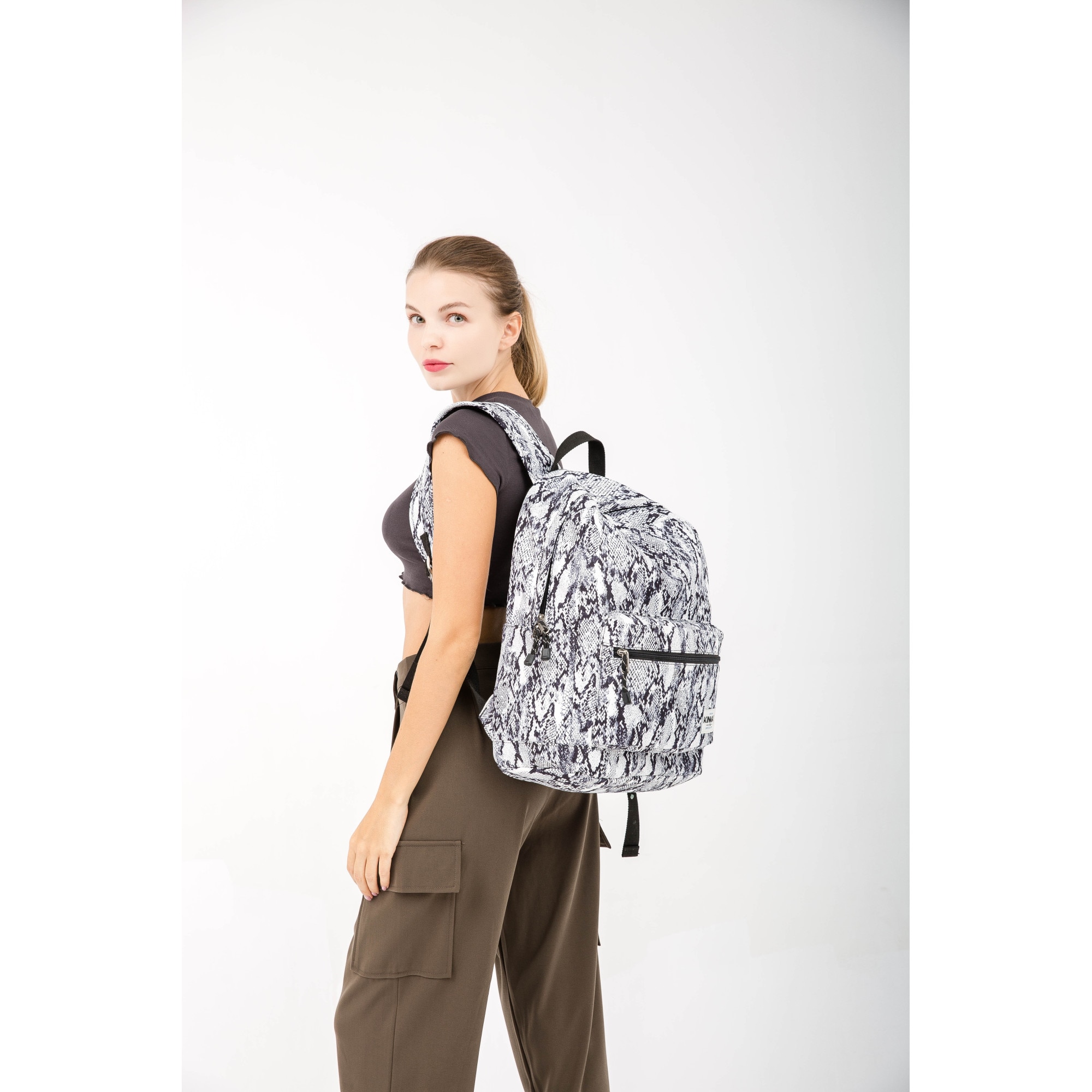 Rucsac Laptop, Kinmac, White Snake, 15.6"