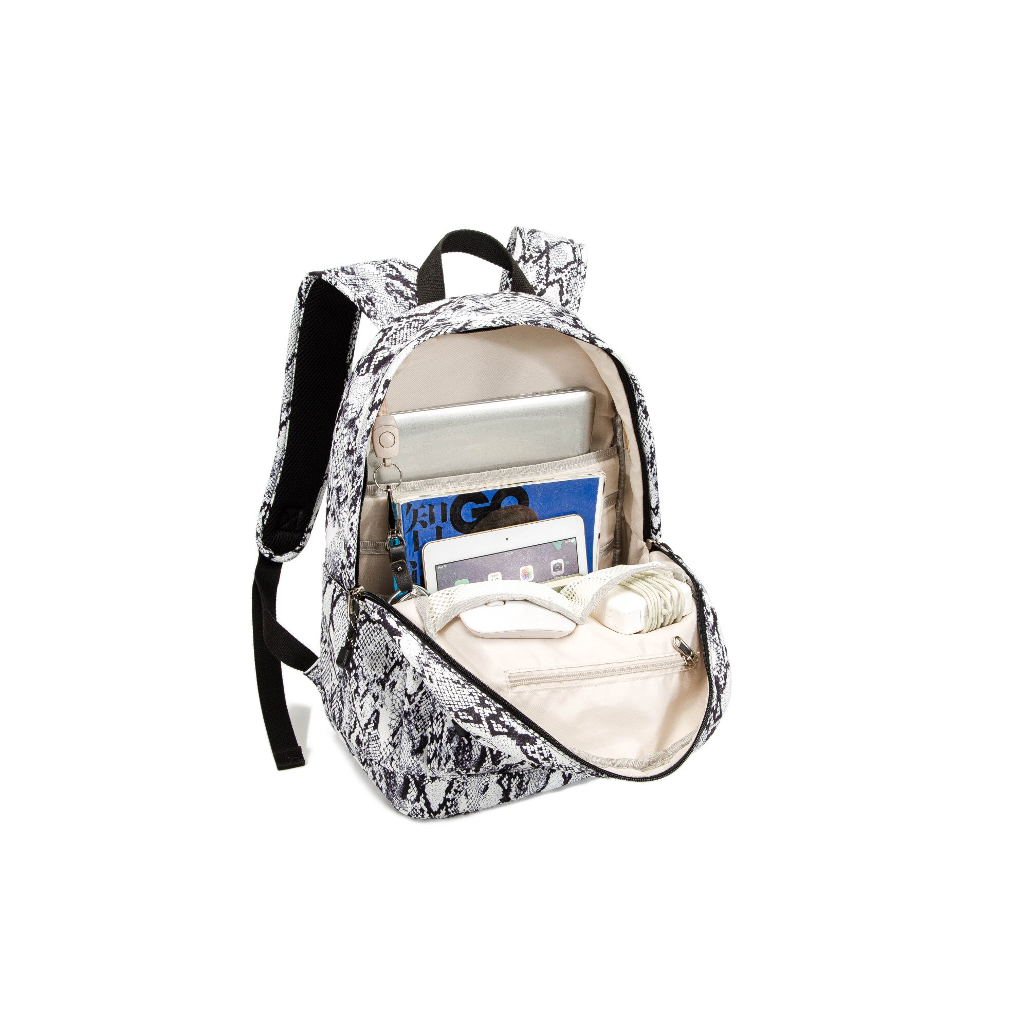 Rucsac Laptop, Kinmac, White Snake, 15.6"