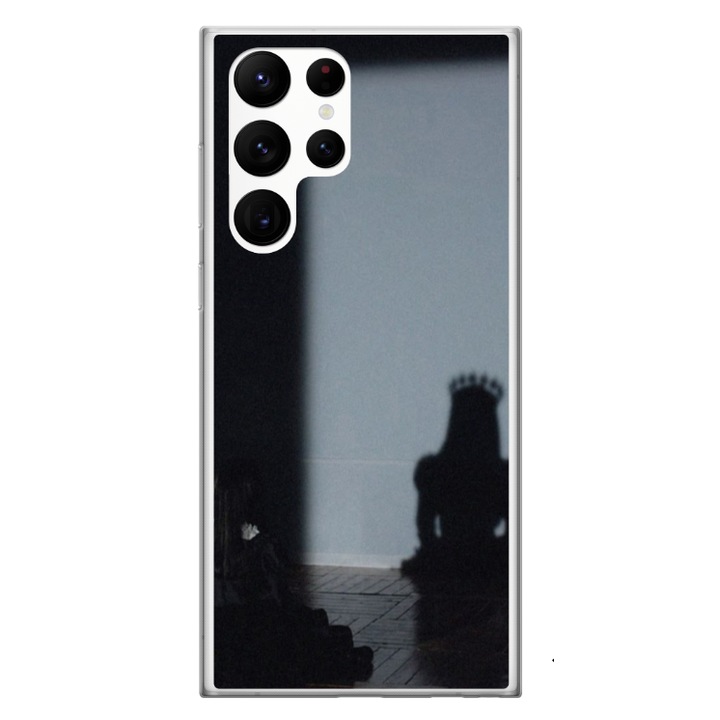 Husa personalizata HQPrint si Folie de Silicon pentru Samsung Galaxy S24 Ultra, model Shadow Princess, multicolor, S1D1M0341