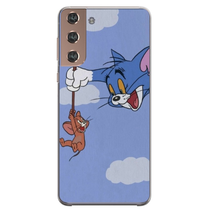 Husa personalizata pentru Samsung Galaxy S22 Plus, model Tom and Jerry #1, S1D1M0203, TSS