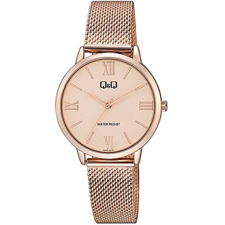 Ceas dama Q&Q Q26B-001PY Quartz Rose gold