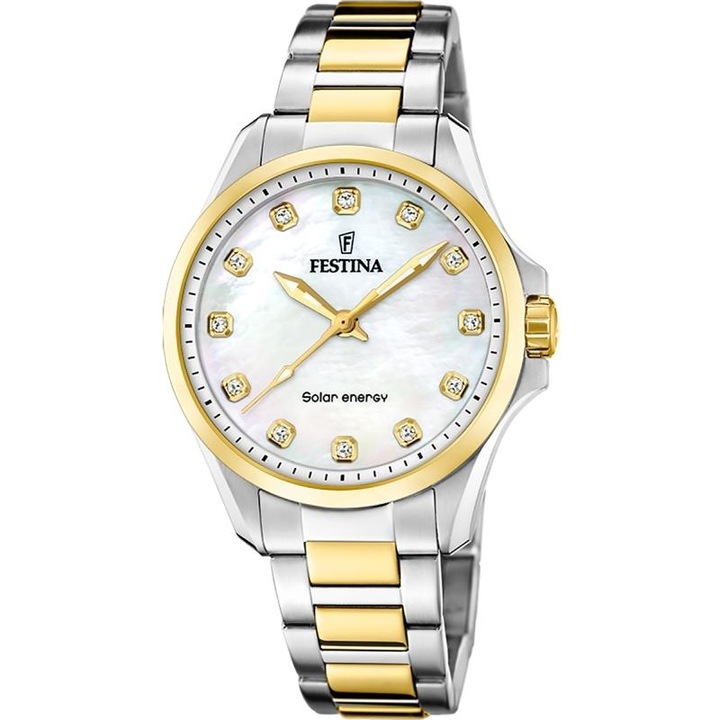 Дамски часовник Festina F20655/1 Quartz Silver, Gold