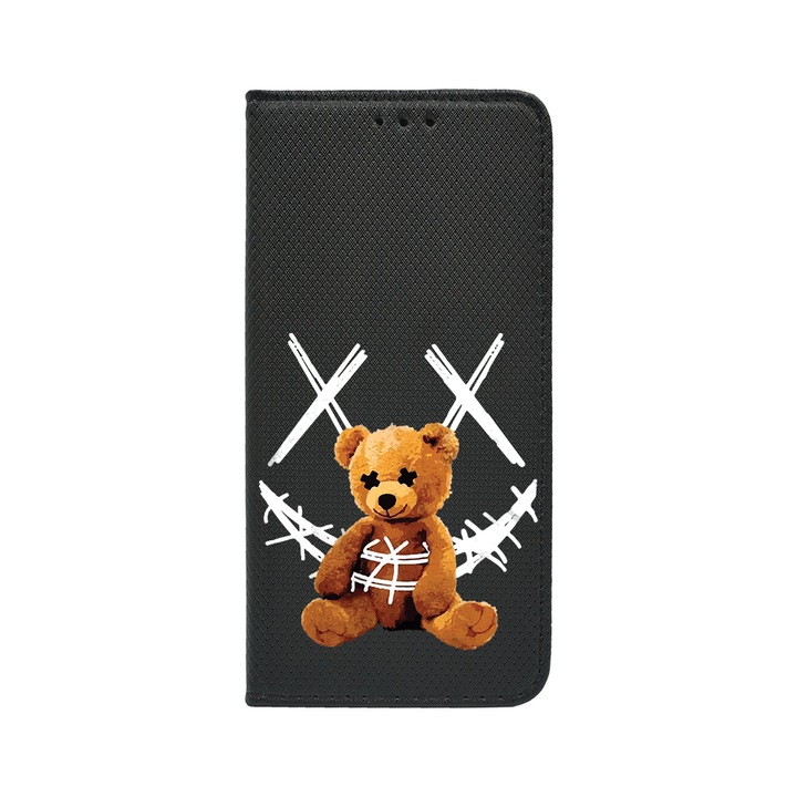 Husa BestCase® Tip Carte, Magnet Book Case, Compatibila Cu Realme 10 Pro Plus 5G, Teddy Bear Smile, Inchidere Magnetica, Buzunar Card, FLb 982
