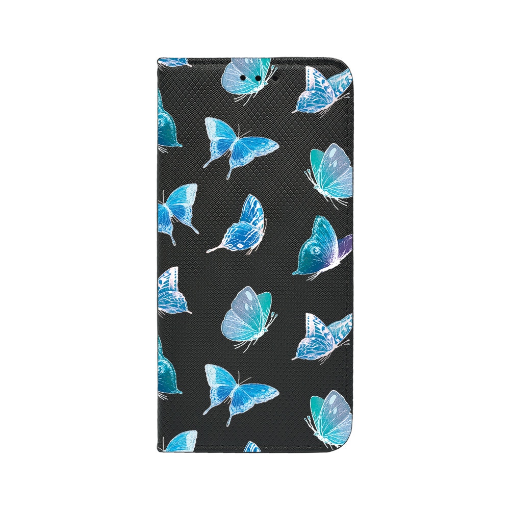 Husa BestCase® Tip Carte, Flip Cover, Compatibila Cu Samsung Galaxy A05, Butterfly Pattern, Inchidere Magnetica, Buzunar Card, FLB 1012