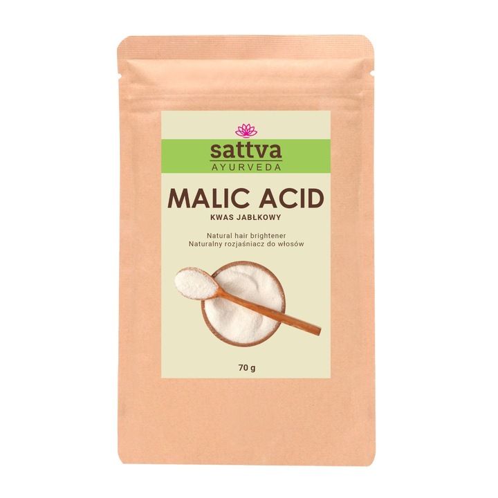 Acid malic pentru par – Sattva Ayurveda, 100gr