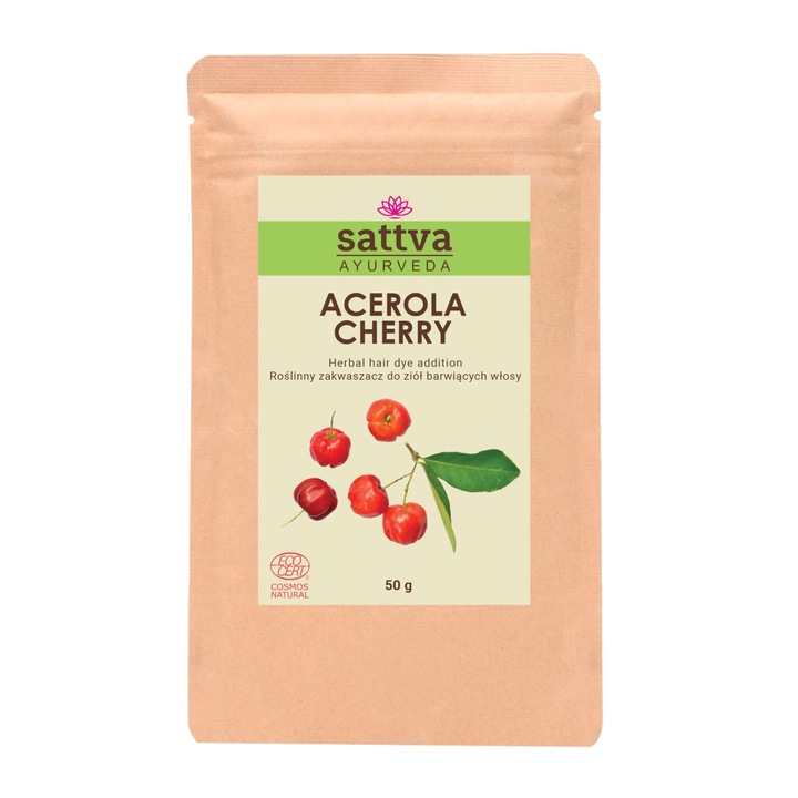 Добавка за боядисване на къна, Acerola Cherry, Sattva, 50гр