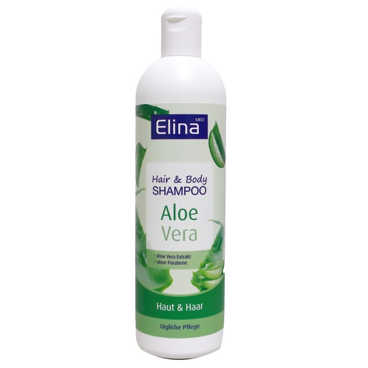 Aloe vera sampon és tusfürdő 500ml Elina Med