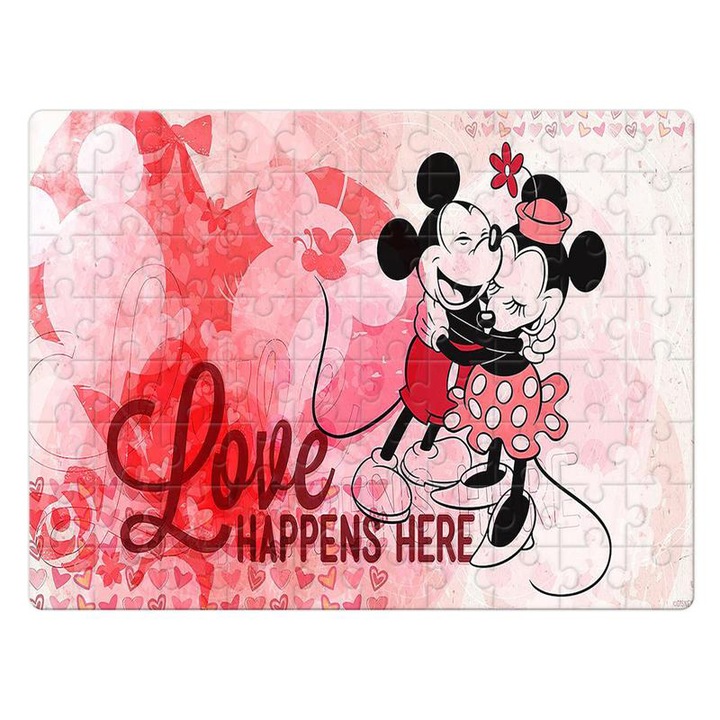 Love happens here puzzle 80 darabos
